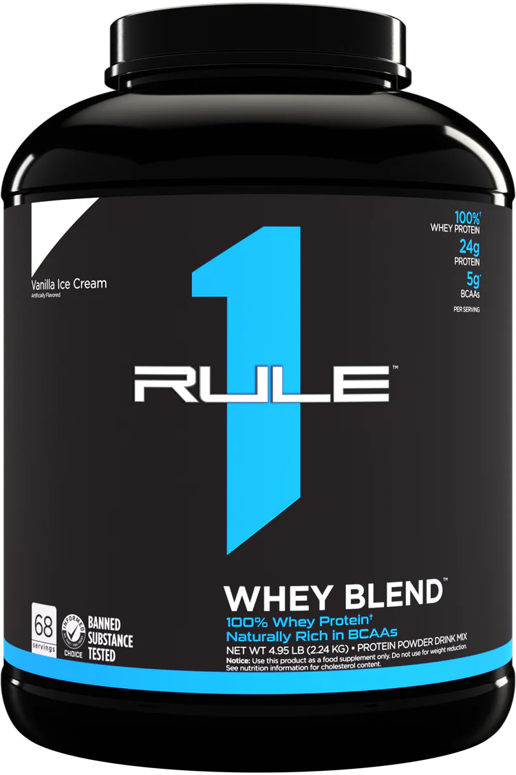 Rule1 Whey Blend, 68 Servings | 100% Whey Protein Blend – product photo