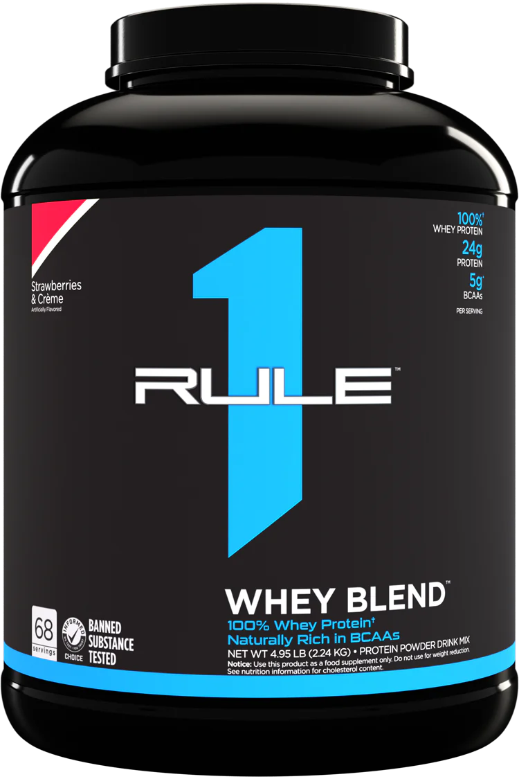 Rule1 Whey Blend, 68 Servings | 100% Whey Protein Blend – product photo