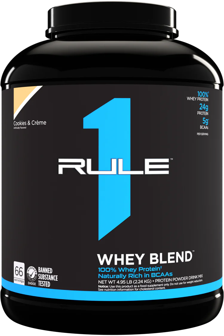 Rule1 Whey Blend, 68 Servings | 100% Whey Protein Blend – product photo