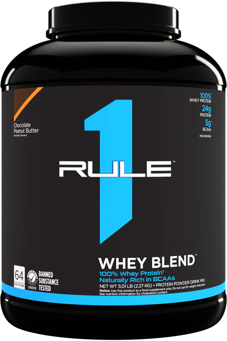 Rule1 Whey Blend, 68 Servings | 100% Whey Protein Blend – product photo