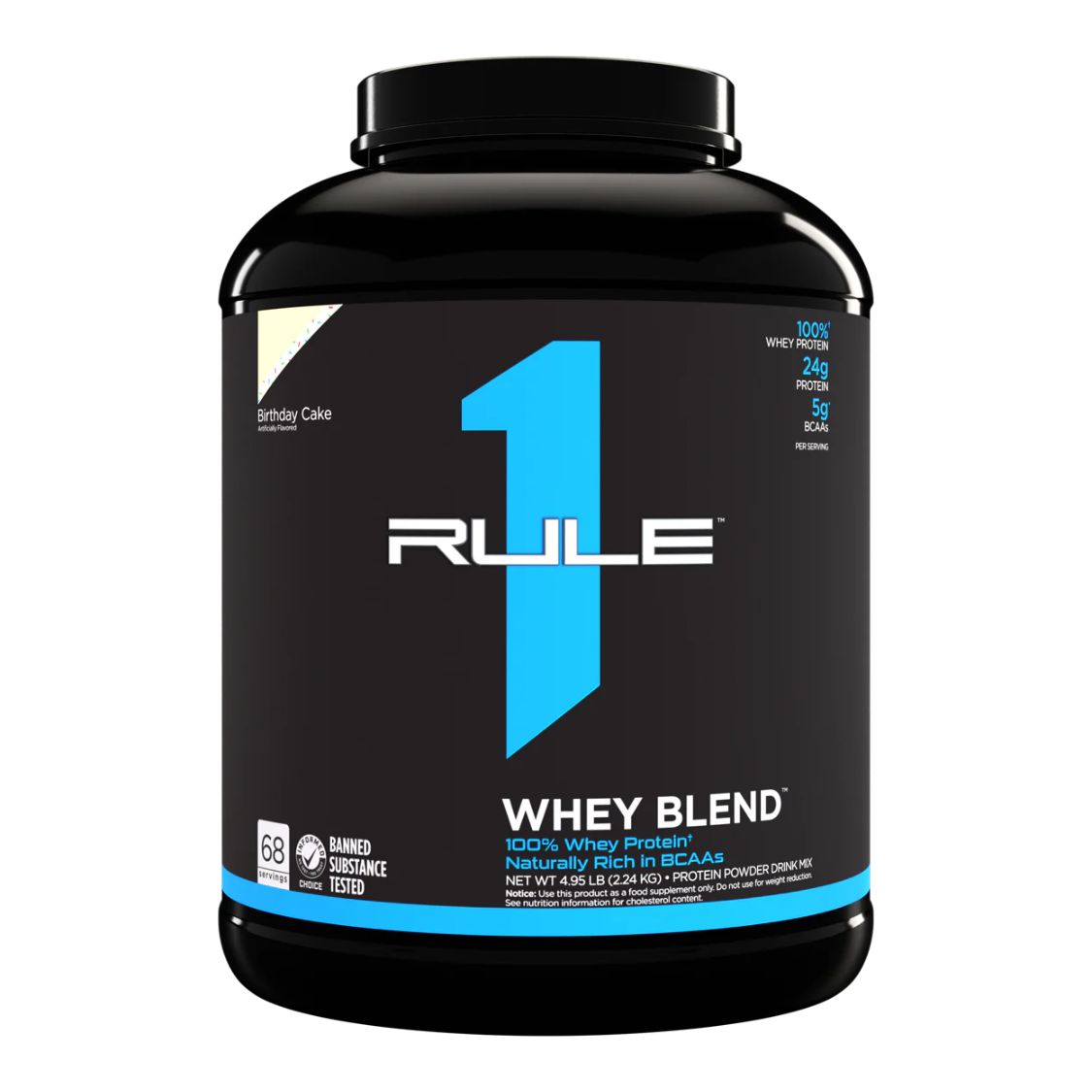 Rule1 Whey Blend, 68 Servings | 100% Whey Protein Blend