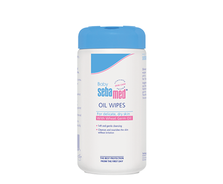 Sebamed Baby Oil Wipes 70 wipes | Gentle Nappy-Area Cleansing