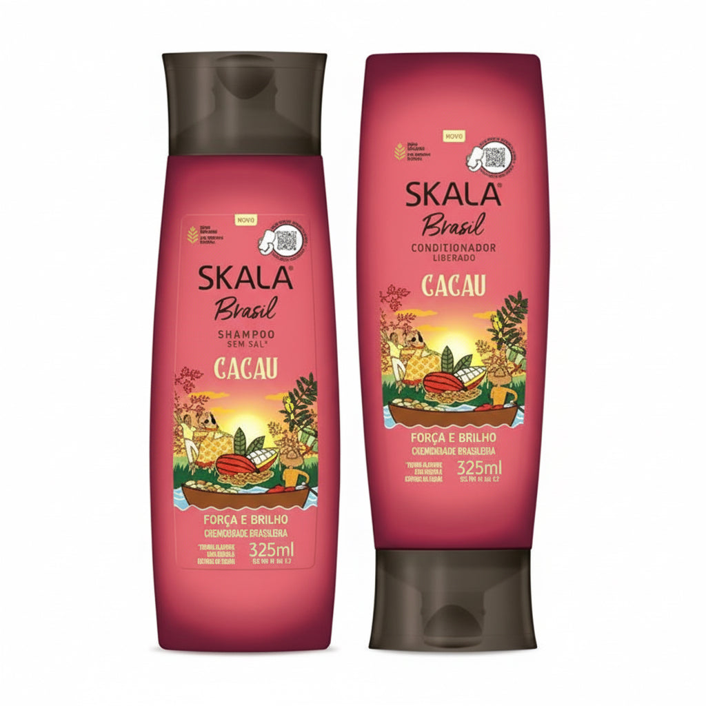 Skala Cacau Shampoo & Conditioner 2 x 325ml Kit