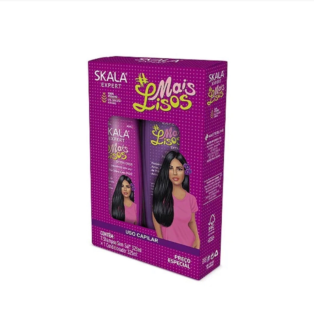 Skala Expert Mais Lisos Shampoo & Conditioner 2 x 325ml Kit – product photo