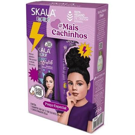 Skala Mais Cachinhos Kids Shampoo & Conditioner 2 x 325ml Kit – product photo