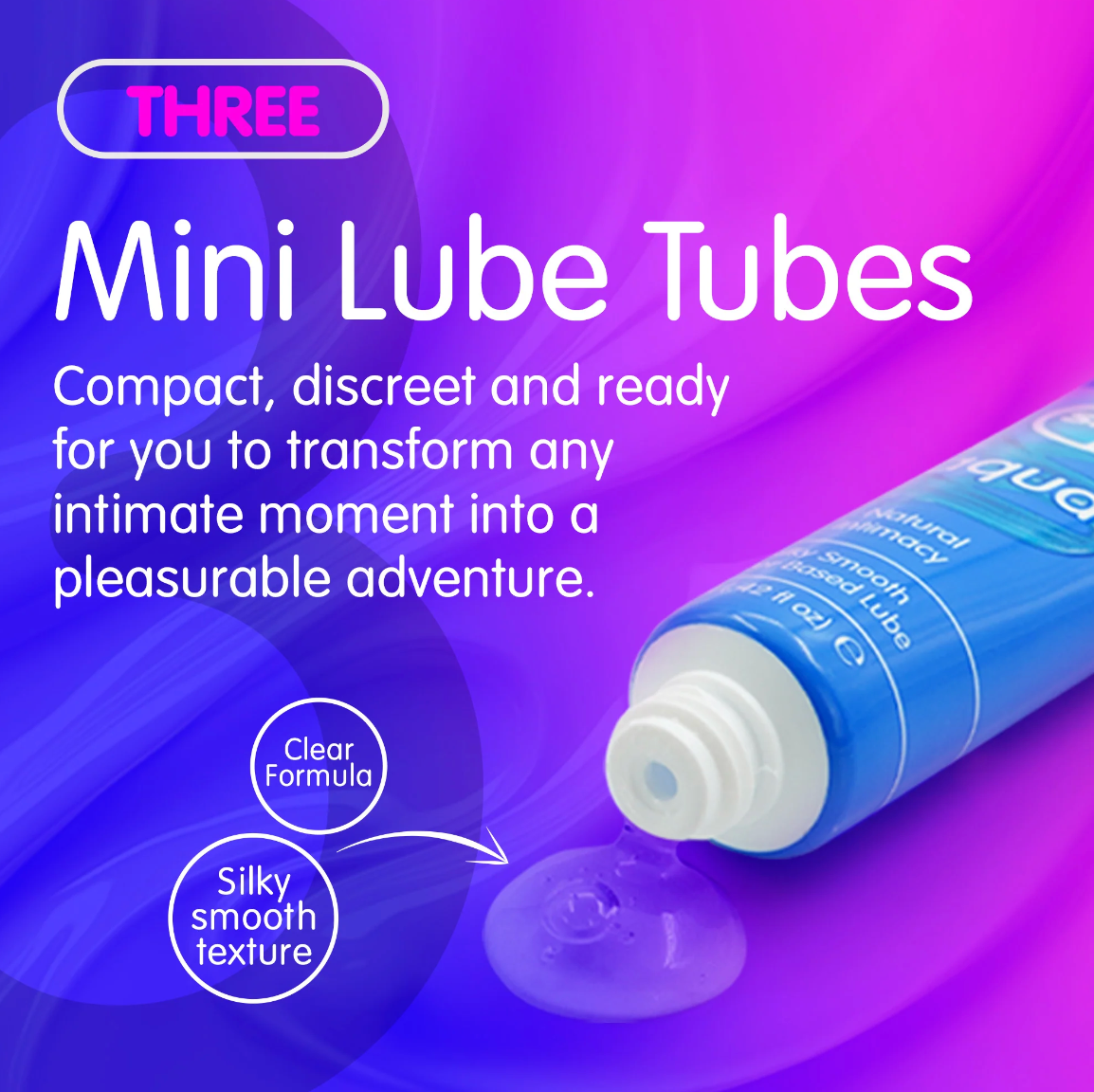 Skins Fruity Lubes Tubes Water-based Lubricants 3 x 12ml Kit – product photo