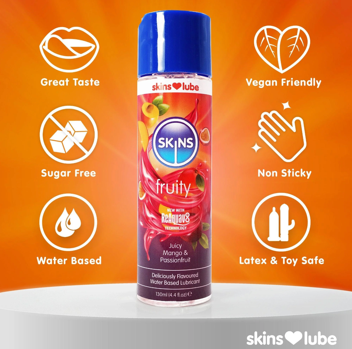 Skins Mango & Passionfruit Lubricant – product photo