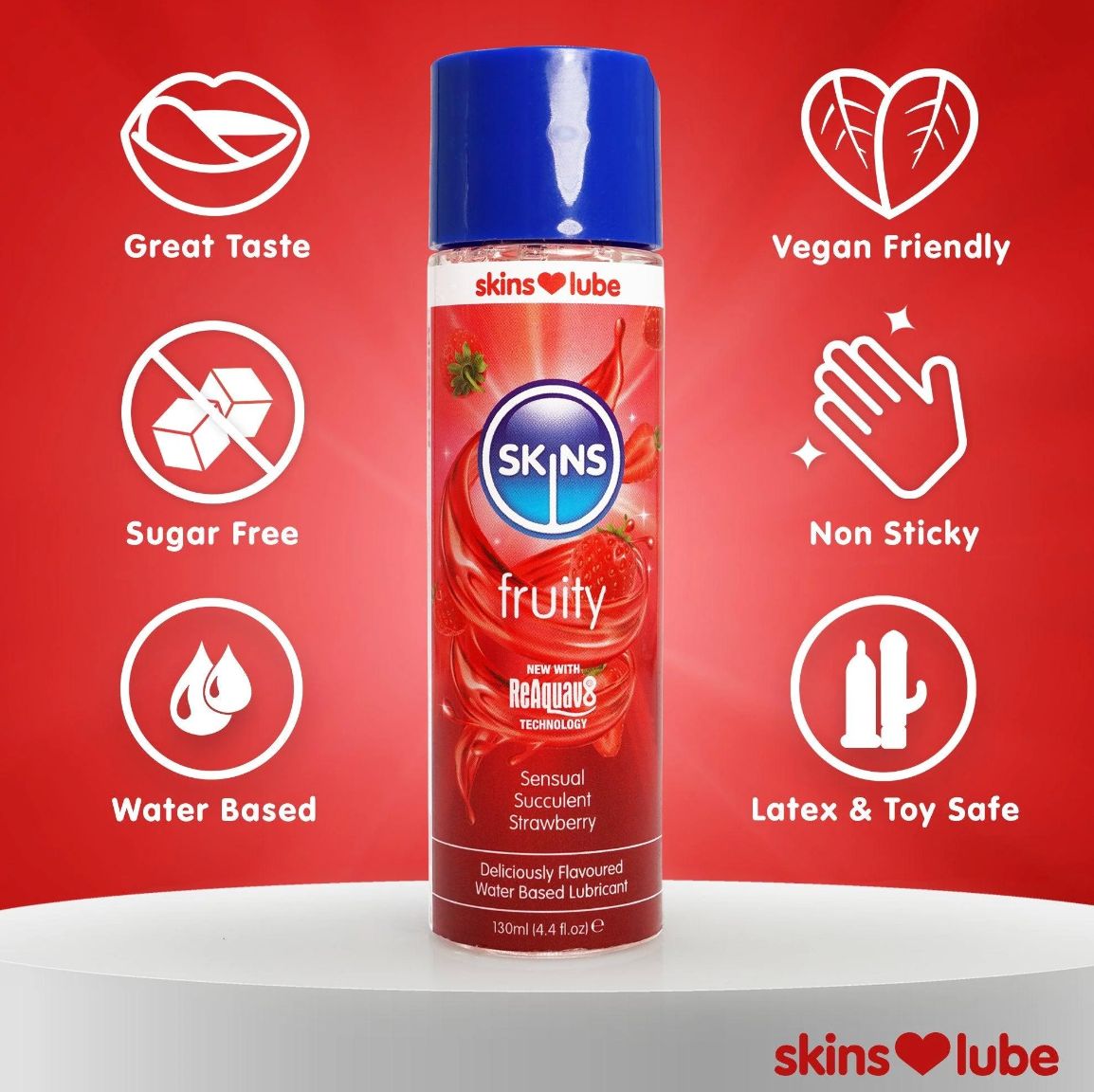 Skins Strawberry Lubricant – product photo
