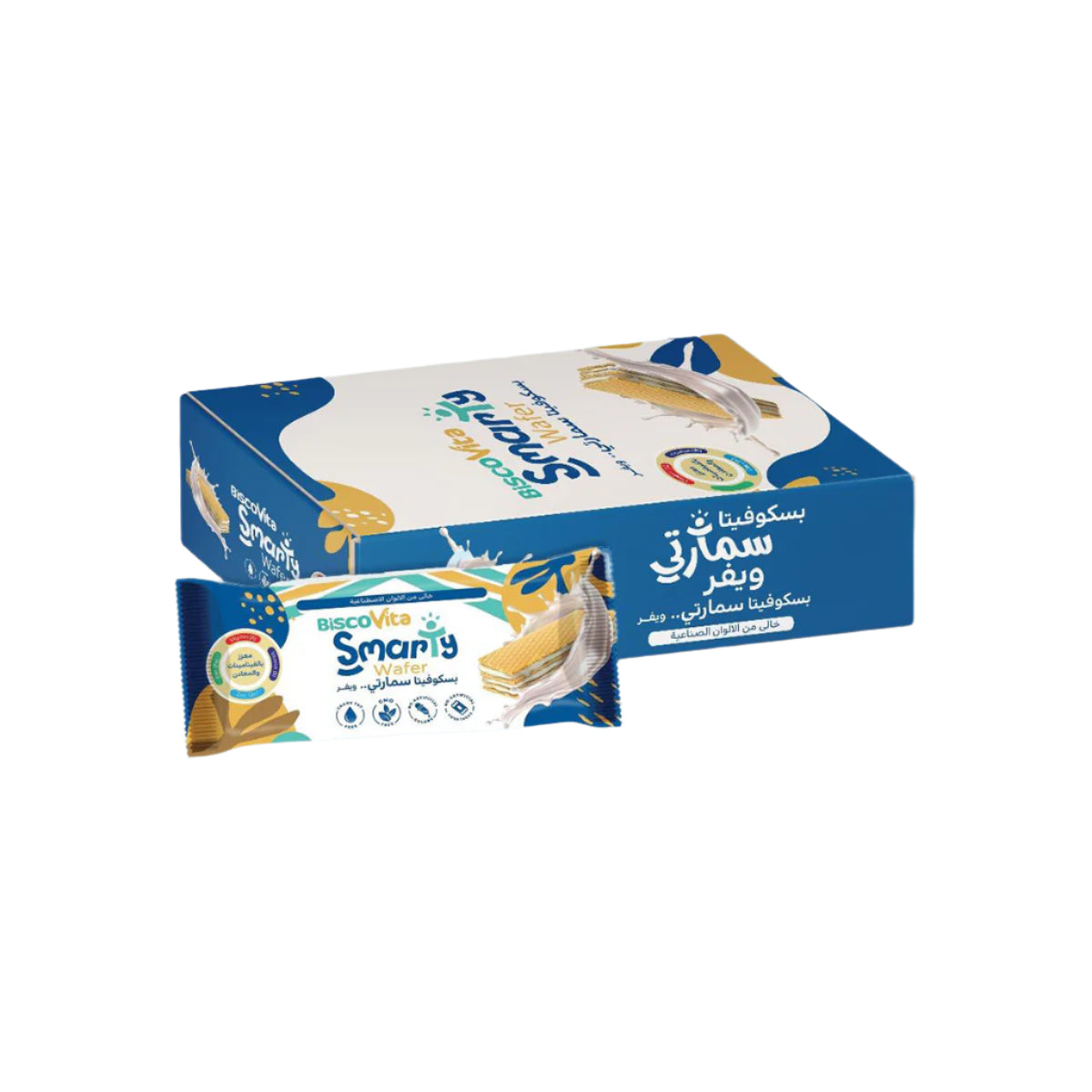 Wafer box with vitamins and supplements - 6 bars