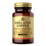 Solgar Chelated Copper, 100 Tablets | Chelated Copper Trace Mineral Tablets