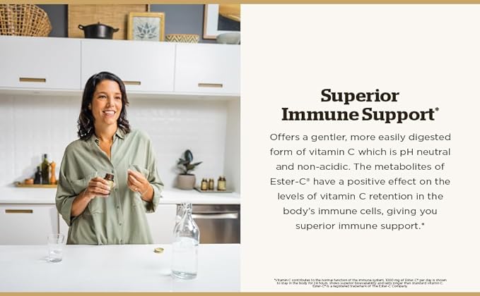 Solgar Ester-C® Plus Vitamin C 500 mg, 50 Vegetable Capsules | Vitamin C as Ester-C® Ascorbate Complex – product photo