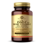 Solgar Ester-C® Plus Vitamin C 500 mg, 50 Vegetable Capsules | Vitamin C as Ester-C® Ascorbate Complex