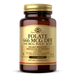 Solgar Folate 666 mcg DFE, 100 Tablets | Folic Acid 400 mcg per Tablet