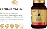 Solgar Formula VM-75, 60 Tablets | Daily Multivitamin with B Vitamins – product photo