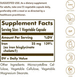 Solgar Gentle Iron, 90 Vegetable Capsules | Chelated Iron in Vegetable Capsules – product photo