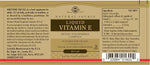 Solgar Liquid Vitamin E | Naturally Sourced Vitamin E Drops – product photo