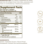 Solgar Omega-3 Fish Oil Concentrate, 120 Softgels | Concentrated Omega-3 from Anchovy & Sardine – product photo