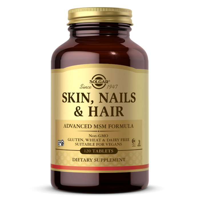 Solgar Skin, Nails & Hair, 120 Tablets | Two-a-Day Beauty Formula Tablets