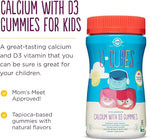 Solgar U-Cubes Children's Calcium with D3, 60 Gummies | Kids' Calcium & Vitamin D3 Gummies – product photo