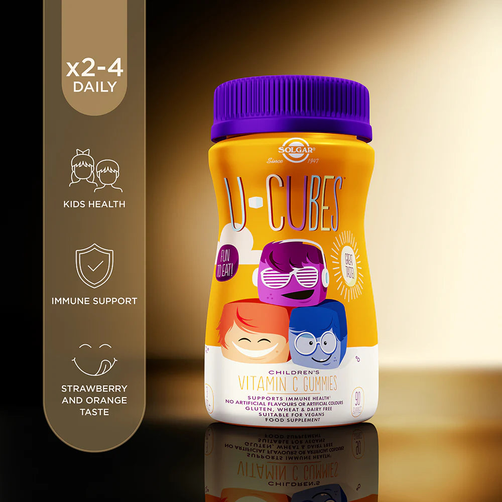 Solgar U-Cubes Children's Vitamin C, 90 Gummies | Vitamin C Gummies for Children – product photo