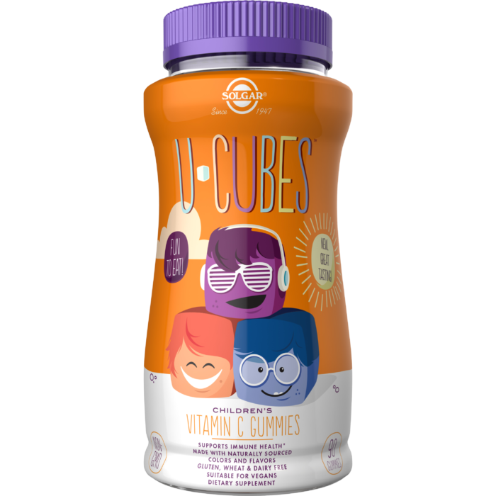 Solgar U-Cubes Children's Vitamin C, 90 Gummies | Vitamin C Gummies for Children