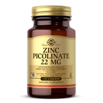 Solgar Zinc Picolinate 22 mg, 100 Tablets | Chelated Zinc for Immune Function