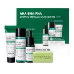 SOME BY MI AHA BHA PHA 30 Days Starter Kit 4-piece kit | Mild Exfoliating Daily Routine