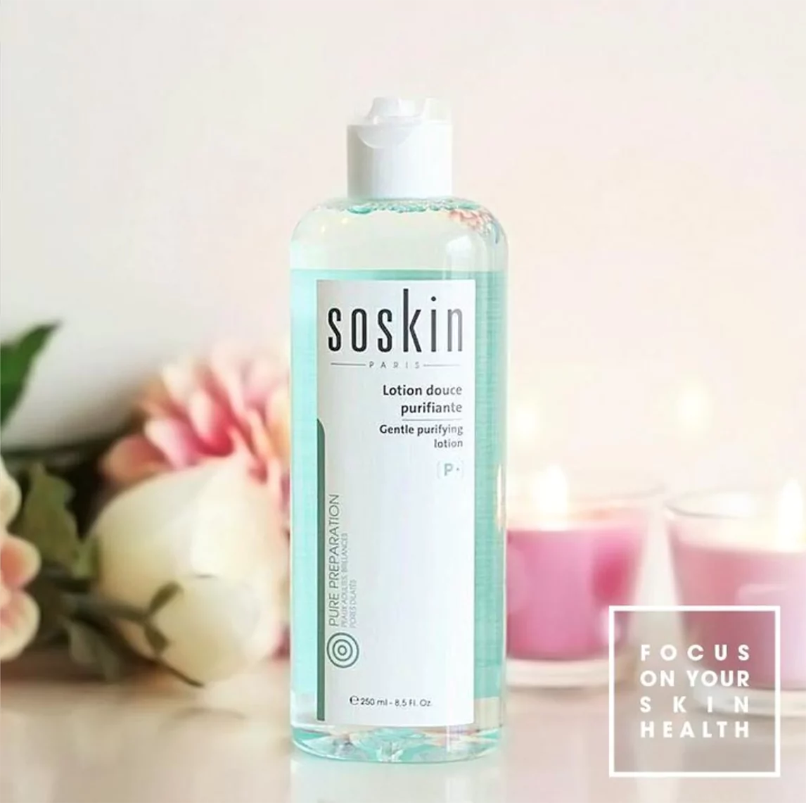Soskin Gentle Purifying Cleansing Gel 500ml | Purifying Mattifying Cleanser – product photo