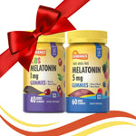 Sundance Parent & Kids Melatonin Bundle: 5 mg + 1 mg Vegan Gummies | Adult 5 mg and Kids 1 mg Vegan Melatonin Gummies