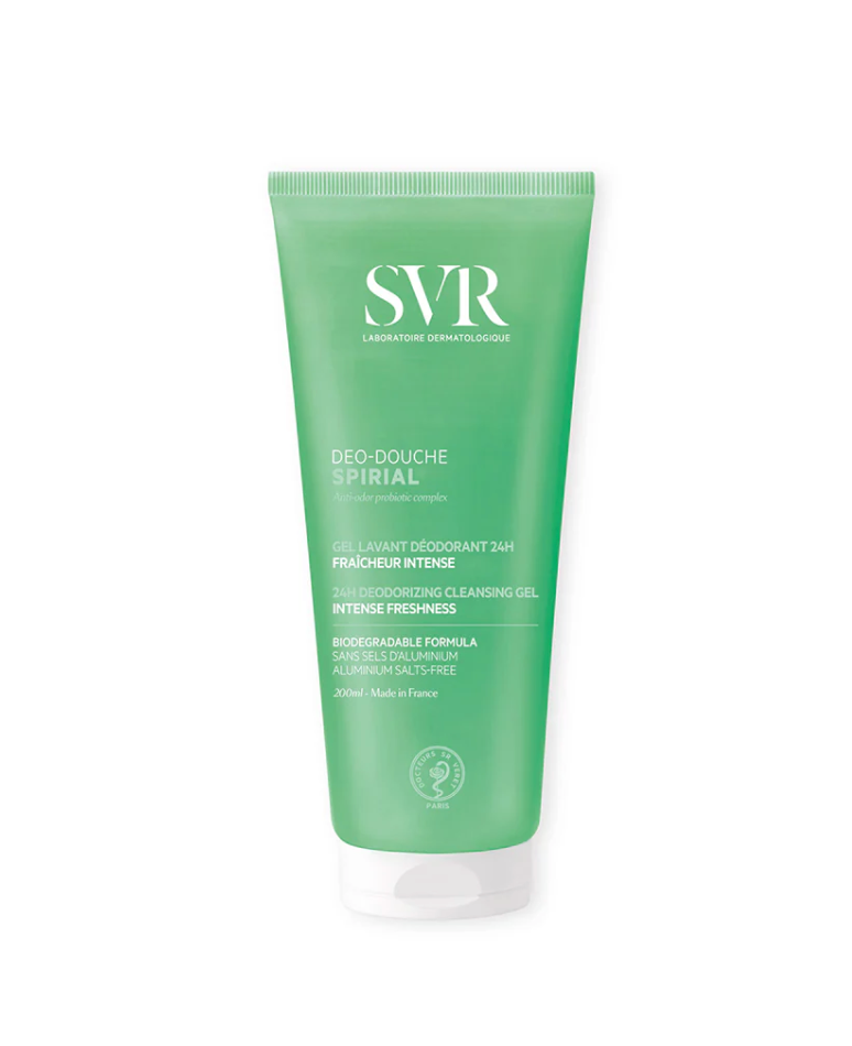 SVR Spirial Déo-Douche Deo Shower Gel 200ml | 24h Deodorising Cleanse