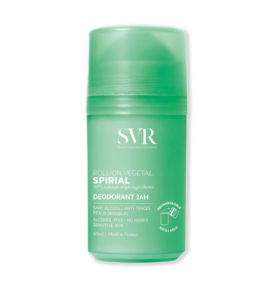 SVR Spirial Roll-On Végétal Plant-Based Deo 50ml | 24h Plant-Based Freshness