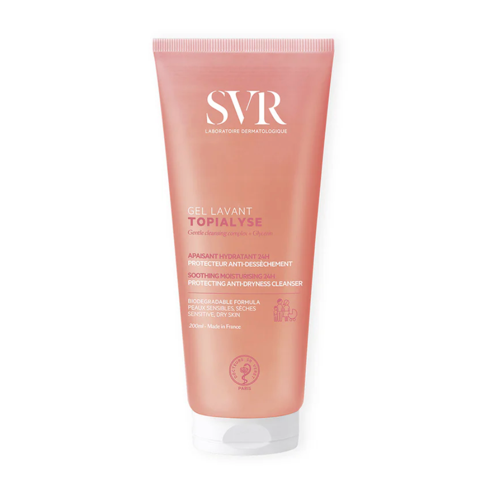 SVR Topialyse Gel Lavant Gel Wash 200ml | Gentle Moisturising Gel Wash