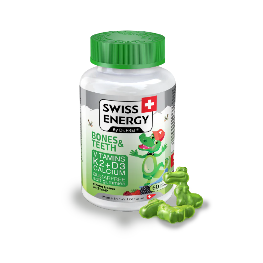 Swiss Energy Bones & Teeth, 60 Gummies – product photo