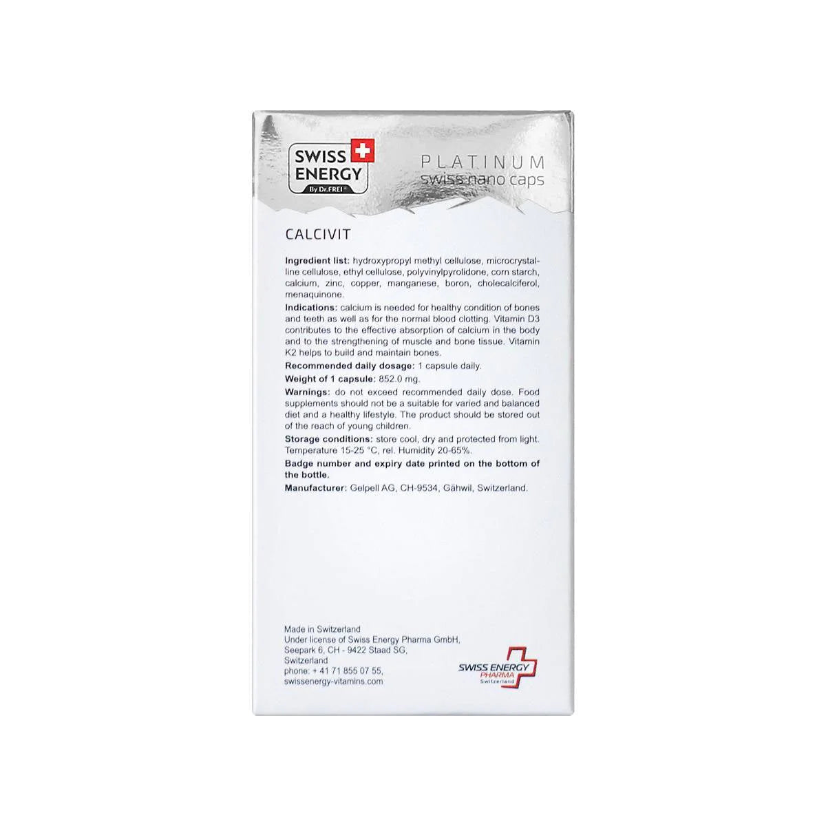 Swiss Energy Calcivit, 30 Capsules – product photo