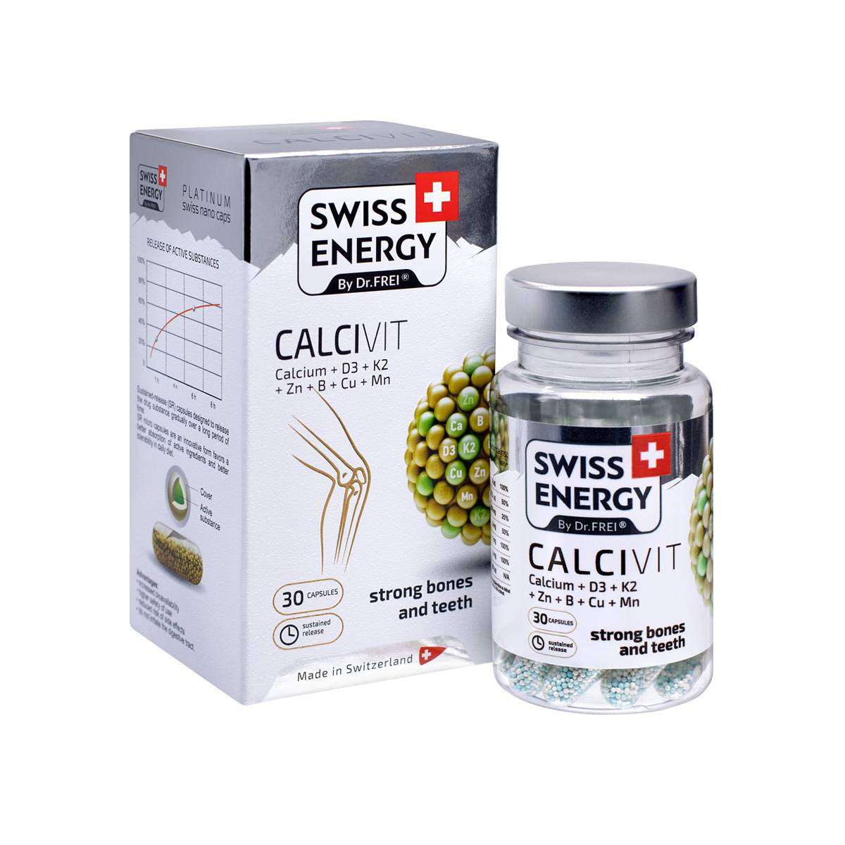 Swiss Energy Calcivit, 30 Capsules