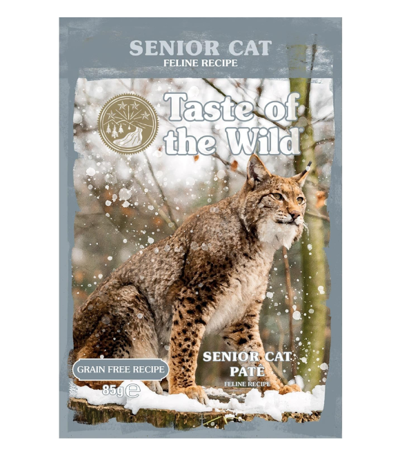 Taste of the Wild Grain-Free Senior Cat Pâté Wet Cat Food 85g | Senior Cat Pâté