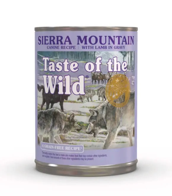 Taste of the Wild Sierra Mountain Canine with Lamb in Gravy Wet Dog Food 374g | Lamb in Savory Gravy