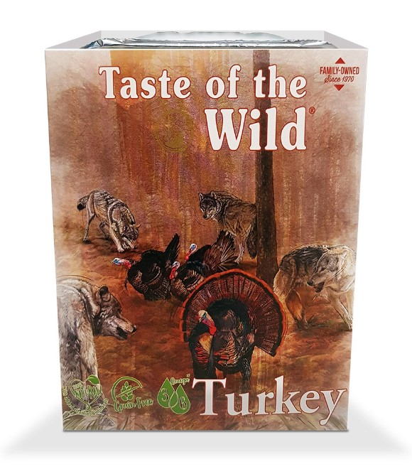 Taste of the Wild Turkey and Duck Pâté Tray Wet Dog Food 390g | Turkey & Duck Pâté Tray