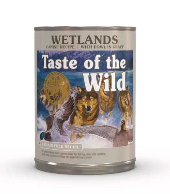 Taste of the Wild Wetlands Canine with Fowl in Gravy Wet Dog Food 374g | Duck, Chicken & Turkey in Gravy