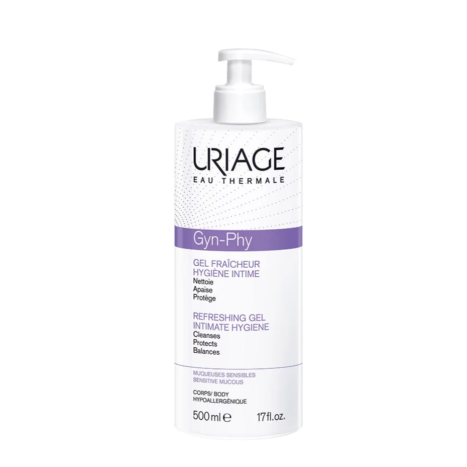 Uriage Gyn-Phy Refreshing Cleansing Gel 500ml | Gentle Daily Intimate Hygiene