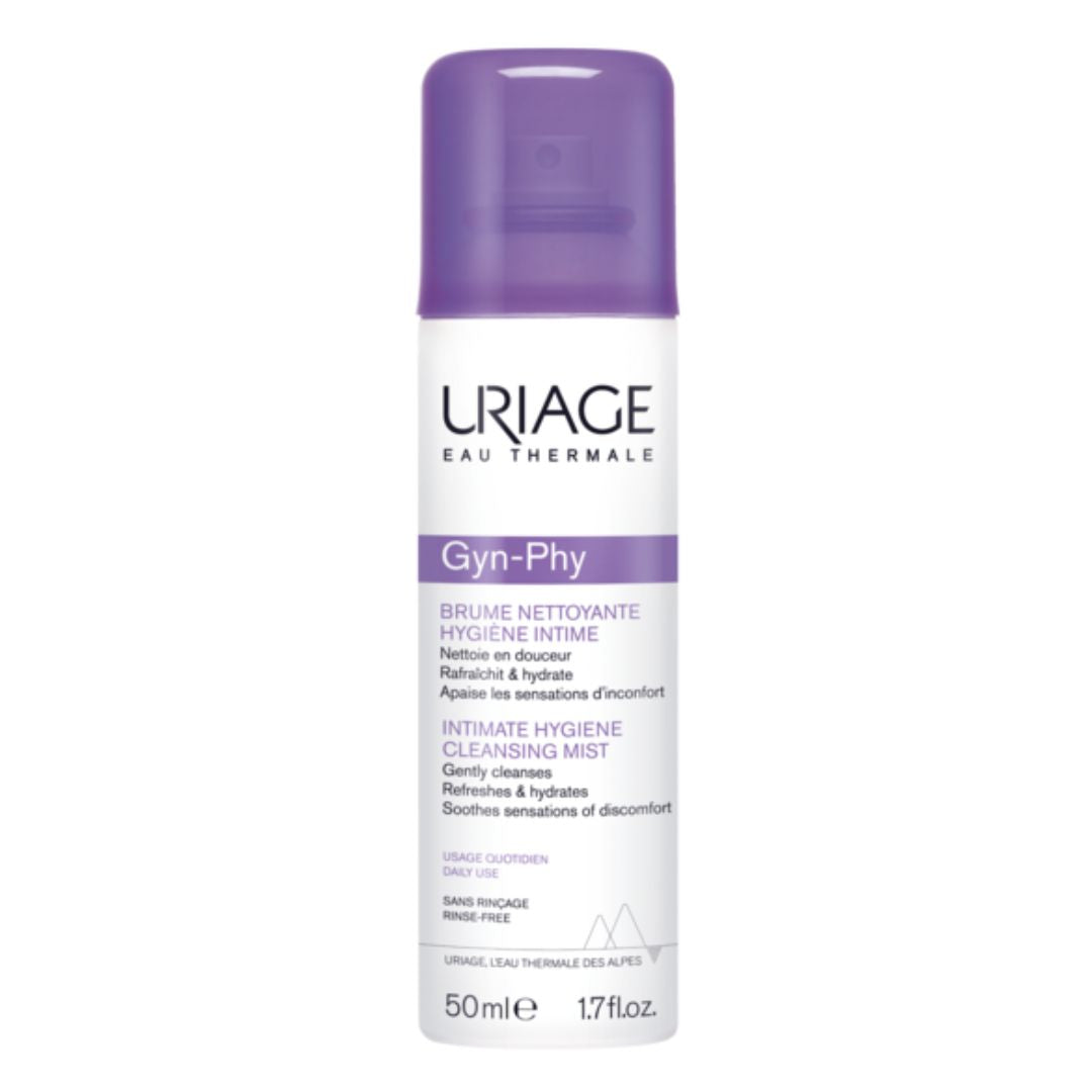 Uriage Intimate Hygiene Cleansing Mist 50ml | Fresh, Gentle, No-Rinse Cleanse