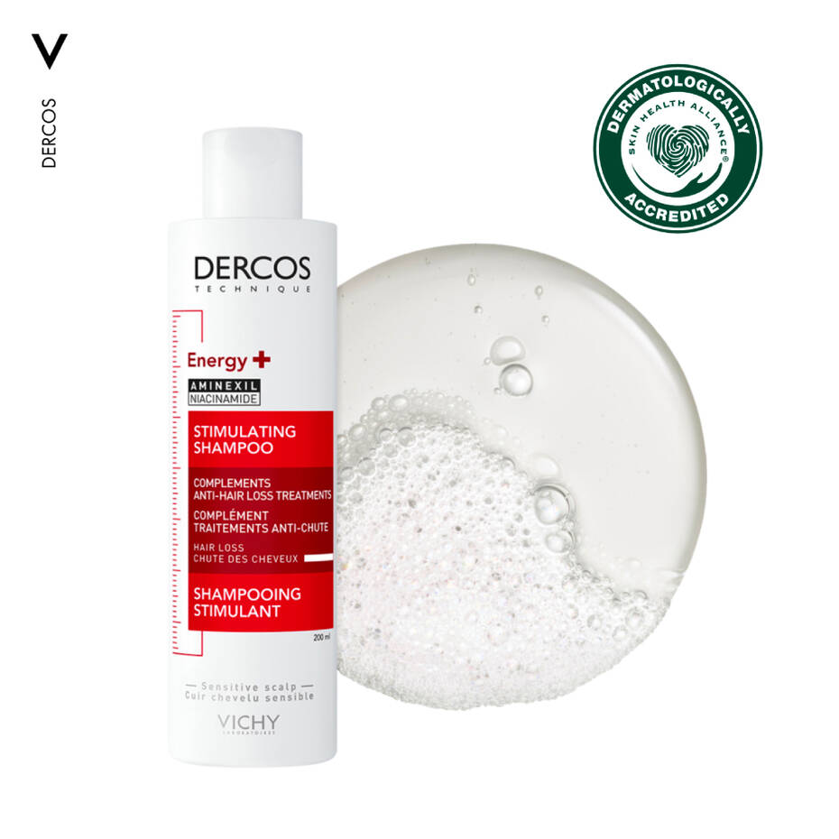 Vichy Dercos Energy+ Shampoo 200ml | Stronger, More Resistant Hair – product photo