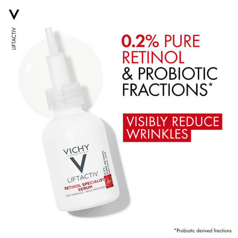Vichy Liftactiv 0.2% Pure Retinol Specialist Deep Wrinkles Serum 30ml | 0.2% Pure Retinol Wrinkle Care – product photo