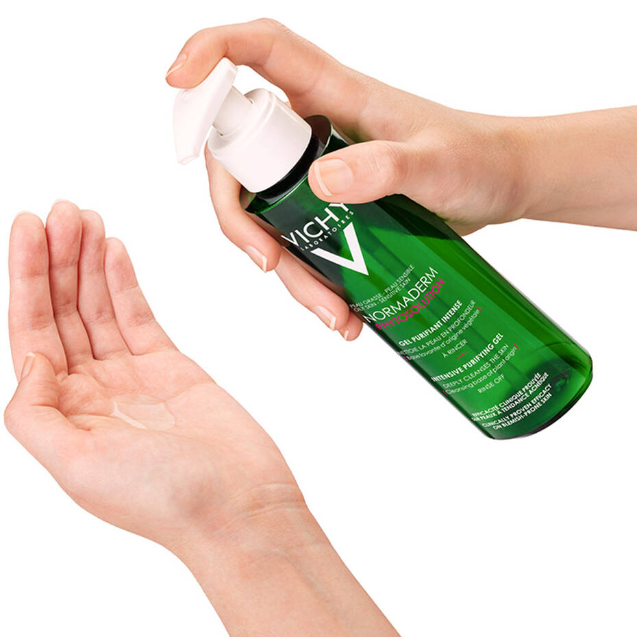 Vichy Normaderm Phytosolution Purifying Cleansing Gel 200ml | Purifying Gel Cleanser – product photo