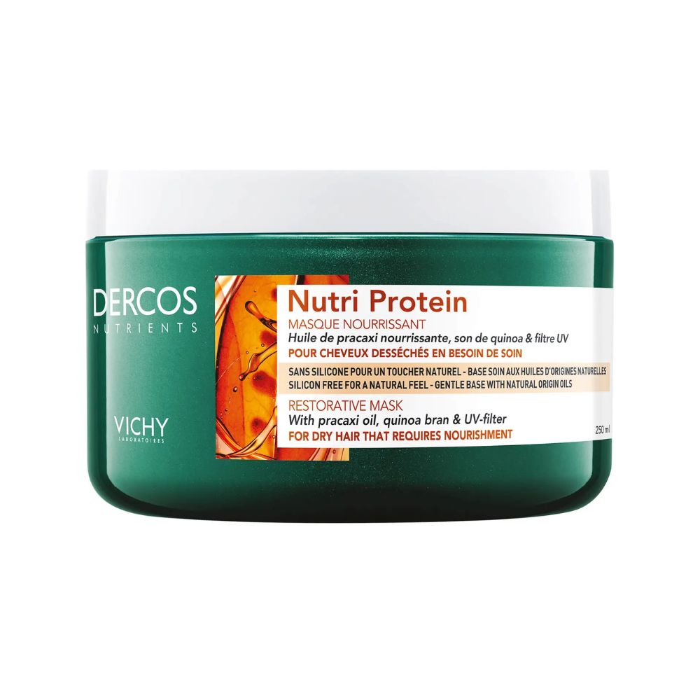 Vichy Dercos Nutrients Nutri Protein Mask 250ml | Deep Nourishment for Dry Hair