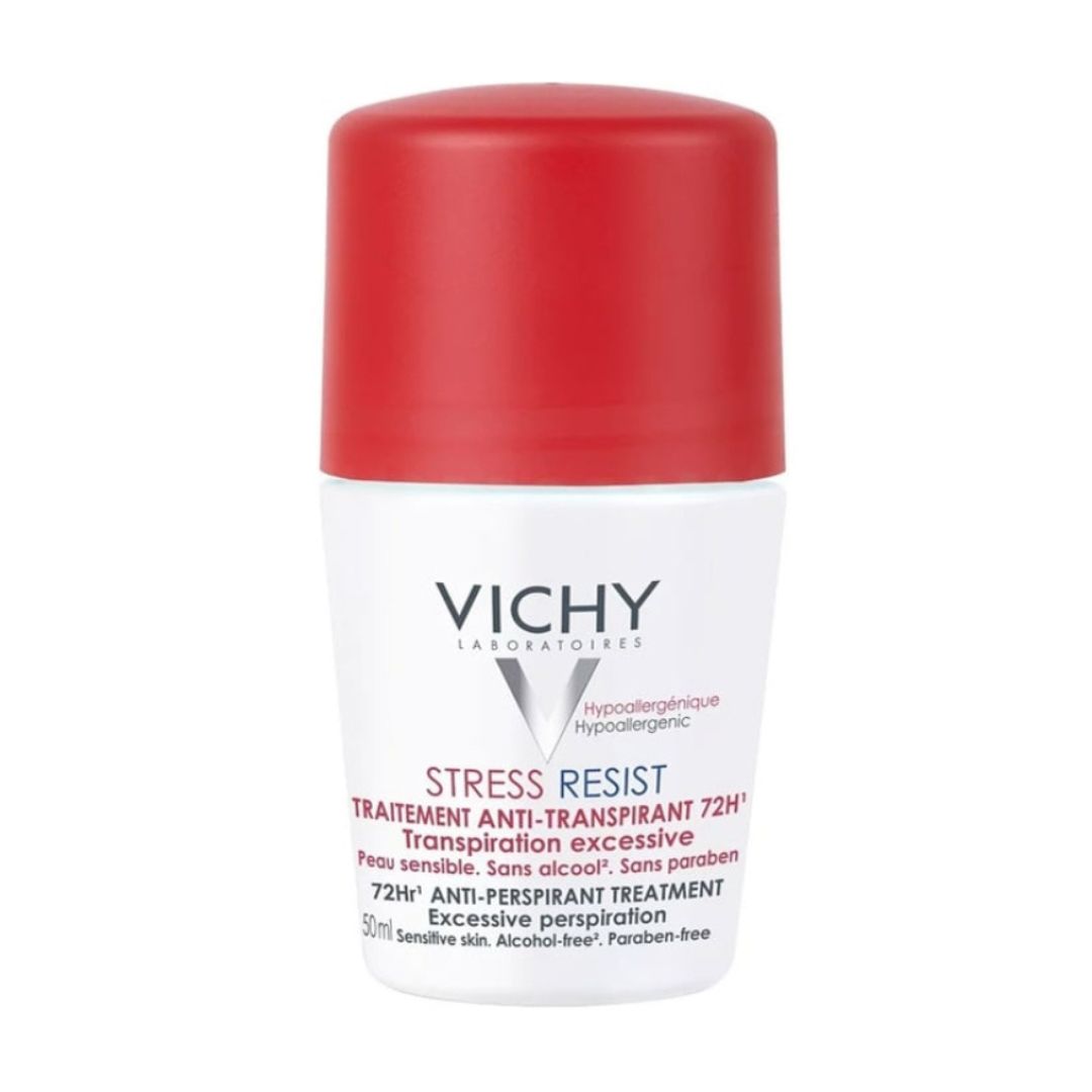 Vichy Stress Resist 72H Anti-Perspirant Roll-On 50ml | 72-Hour Stress Sweat Protection