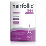 Vitabiotics Hairfollic Her Advanced, 30 Tablets & Capsules | Dual-Pack Hair, Skin & Nail Nutrients for Women