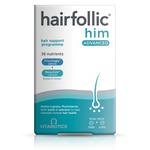 Vitabiotics Hairfollic Him Advanced, 30 Tablets & Capsules | Dual-Pack Hair, Skin & Nail Nutrients for Men