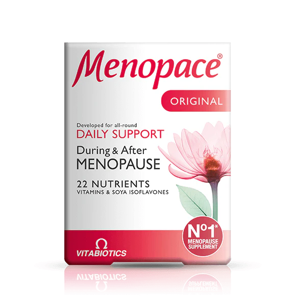Vitabiotics Menopace Original, 30 Tablets | 22 Nutrients for Women During Menopause