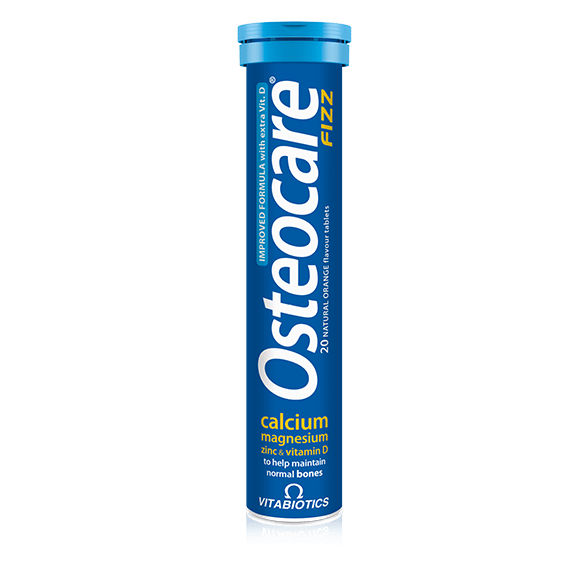 Vitabiotics Osteocare Fizz, 20 Effervescent Tablets | Effervescent Calcium with Vitamin D3 & Magnesium